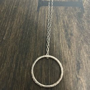 Tiffany & Co Long hammered necklace (32 length) retired